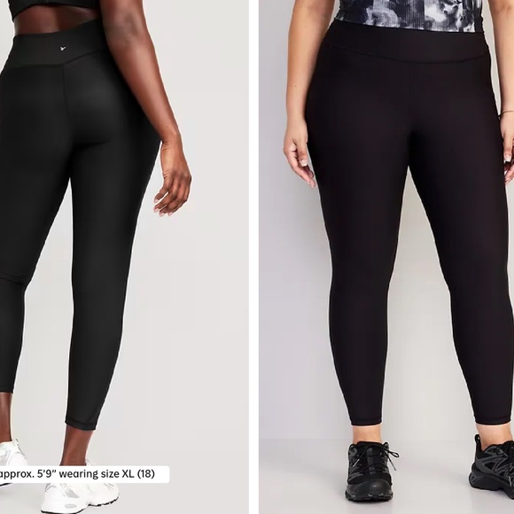 Old Navy, High-Waisted PowerSoft 7/8 Pocket Leggings, Electric Blue, 2X, NWOT - Picture 4 of 5